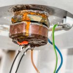 rusty and leaking water heater