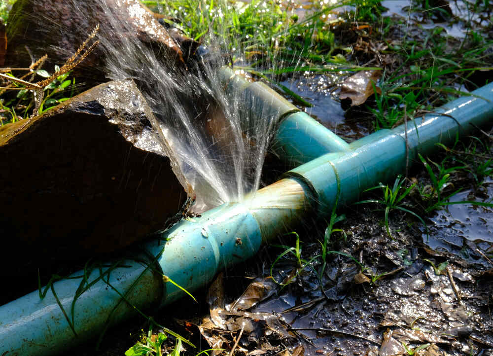 Water line leak Atlantic City, NJ