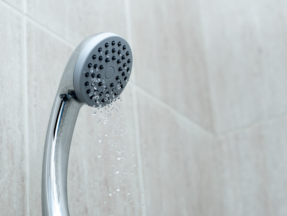 weak water pressure from showerhead