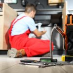 plumber conducting repairs