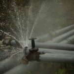 burst pipe
