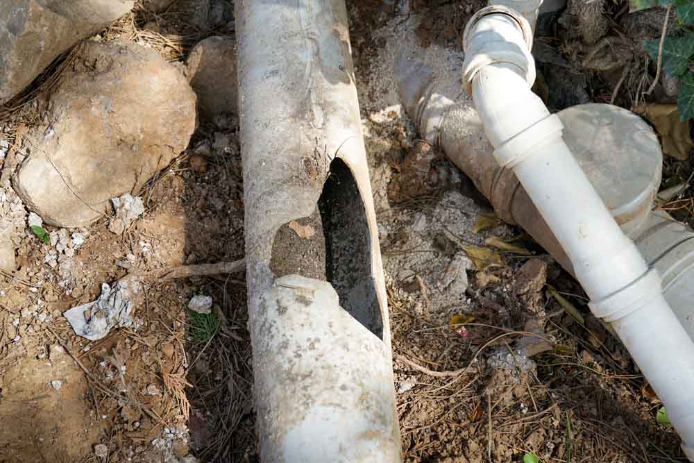 sewer line
