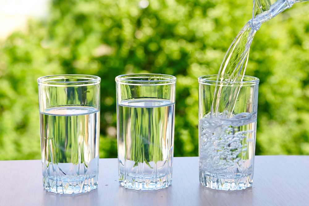 glass of water